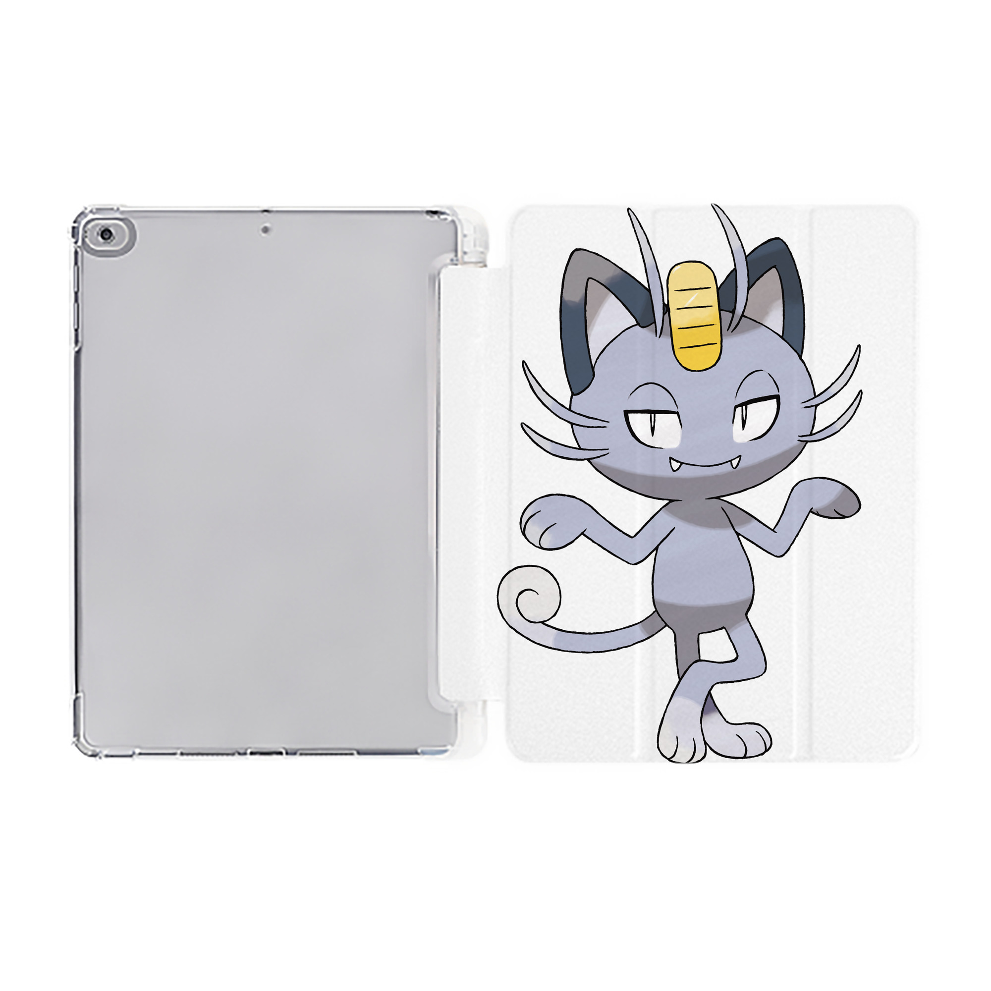 （画像用） ポケットモンスター Pokémon IPad ケース ペン収納付き 三つ折りスタンド PUレザー×シリコン 対応機種9.5/10.5/10.9インチ